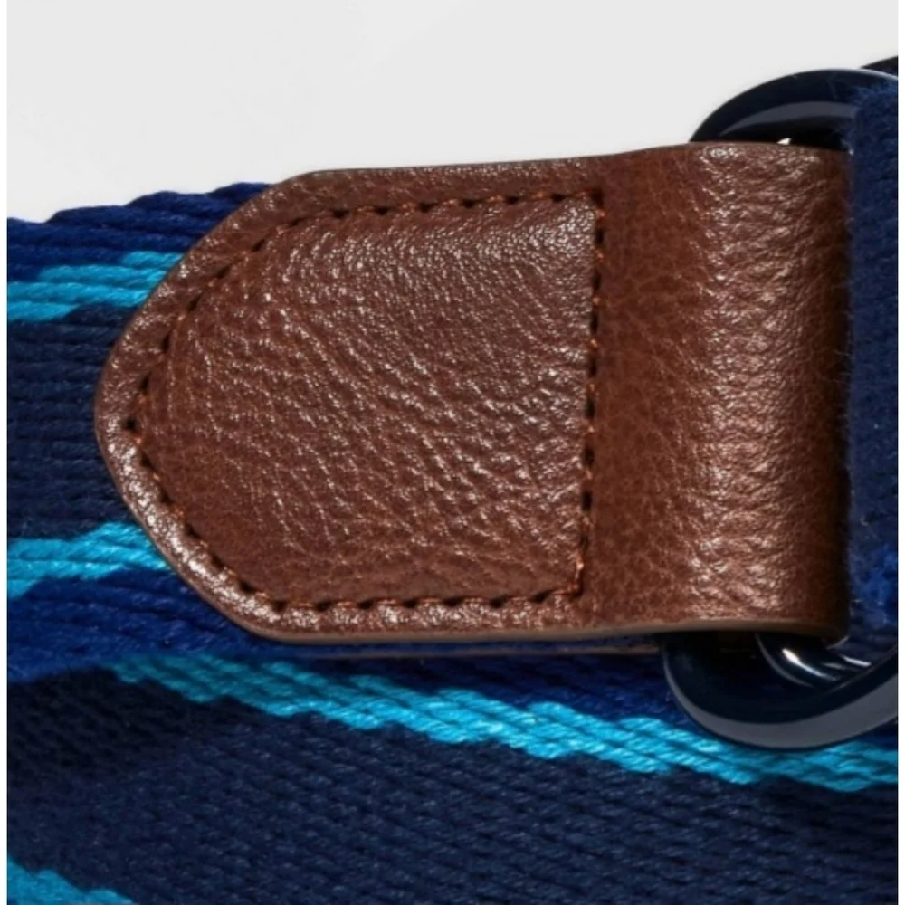 NEW Art Class Blue Reversible Striped Kids' Belt